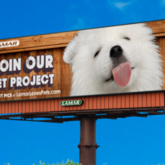 Free Personalized Lamar Billboard for National Pet Month