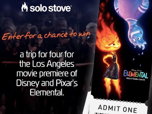 Solo Stove Disney Pixar Elemental Premiere Sweepstakes