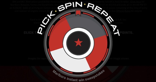 The Marlboro Rewards Pick. Spin. Repeat. Instant Win & Sweepstakes